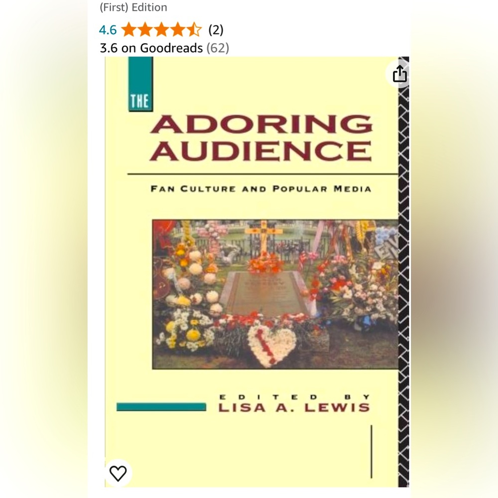 THE ADORING AUDIENCE FAN CULTURE AND POPULAR MEDIA LISÀ A LEWIS. Nonfiction Book